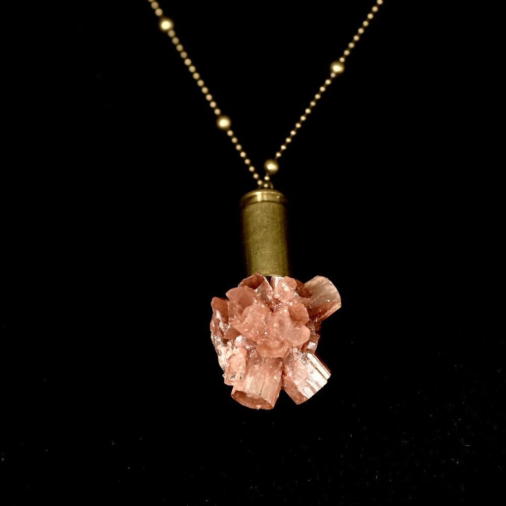 Winchester 40 S&W Bullet With A Burst of Quartz - Stamped
